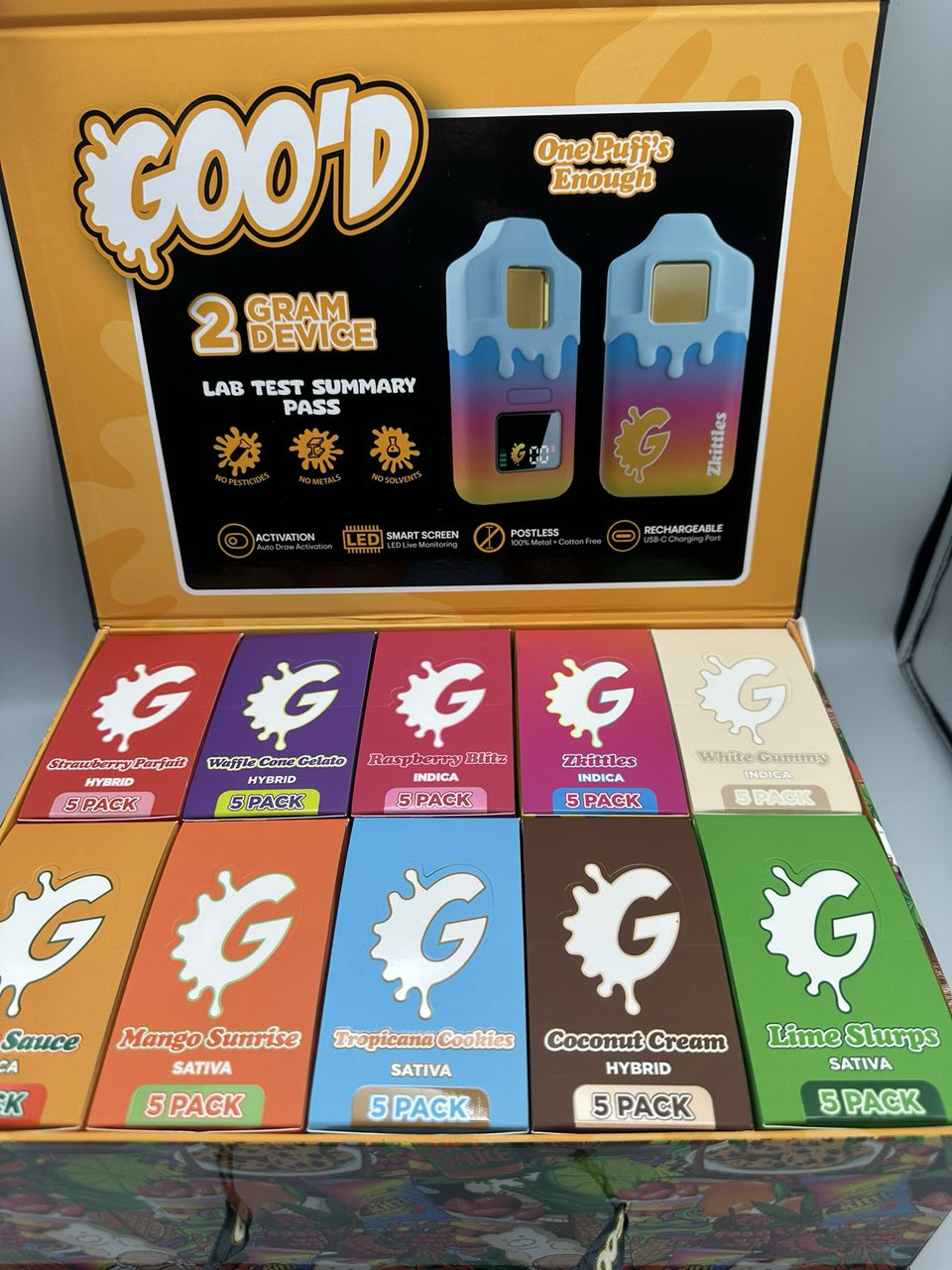 goo'd extracts 2g disposable