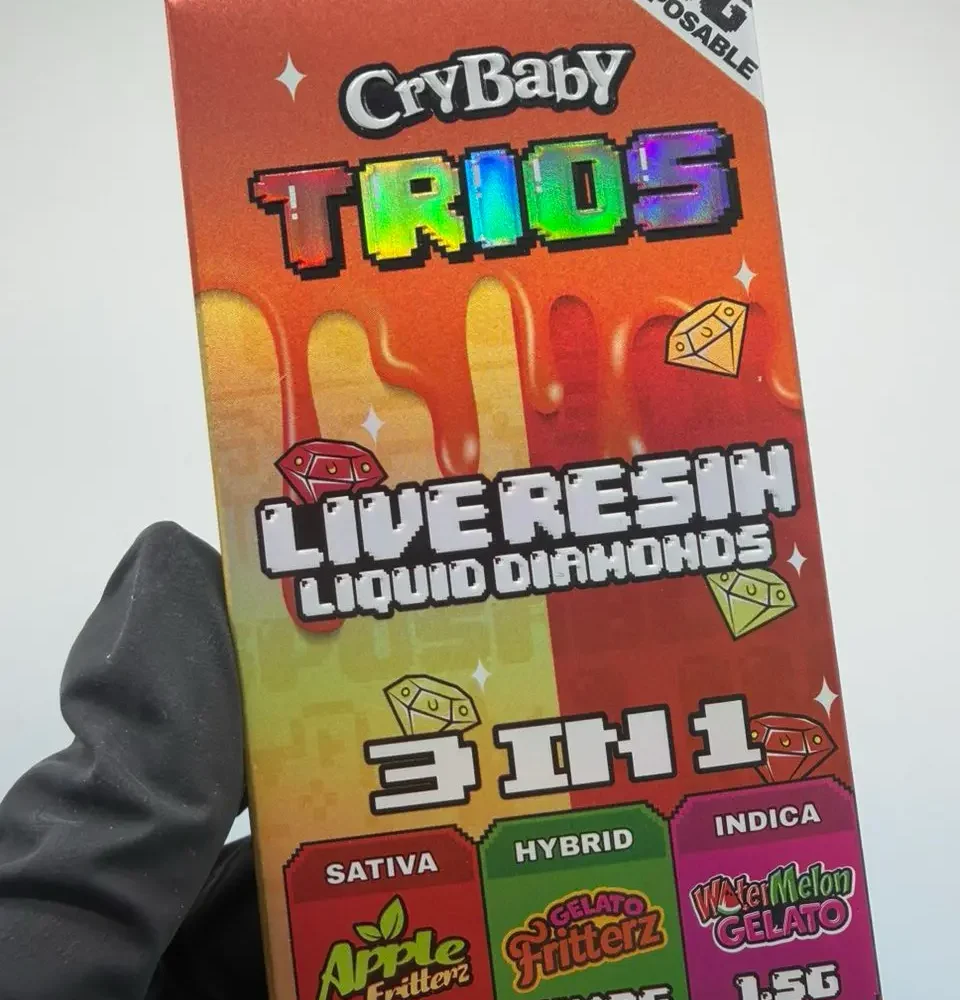 crybaby trios 3 in 1 3g disposable