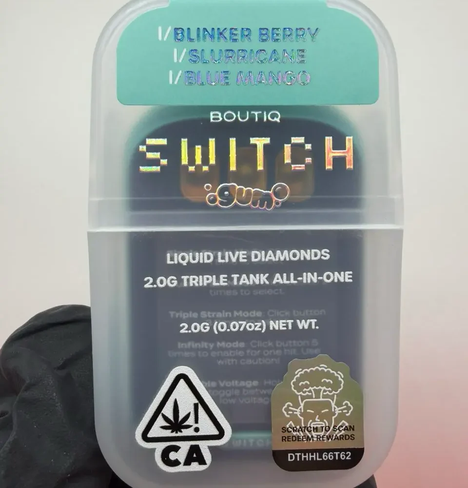 boutiq switch gum 2g disposable